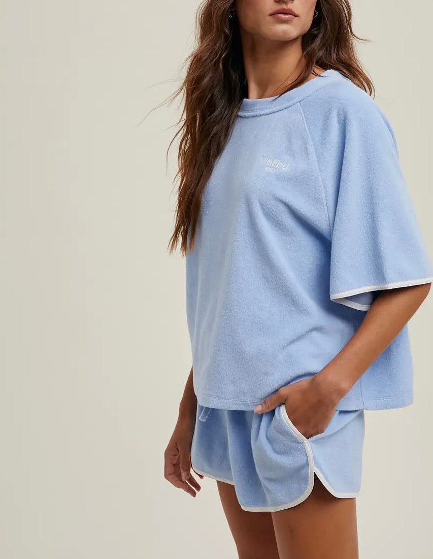 Total Terry Towel Top & Short Set