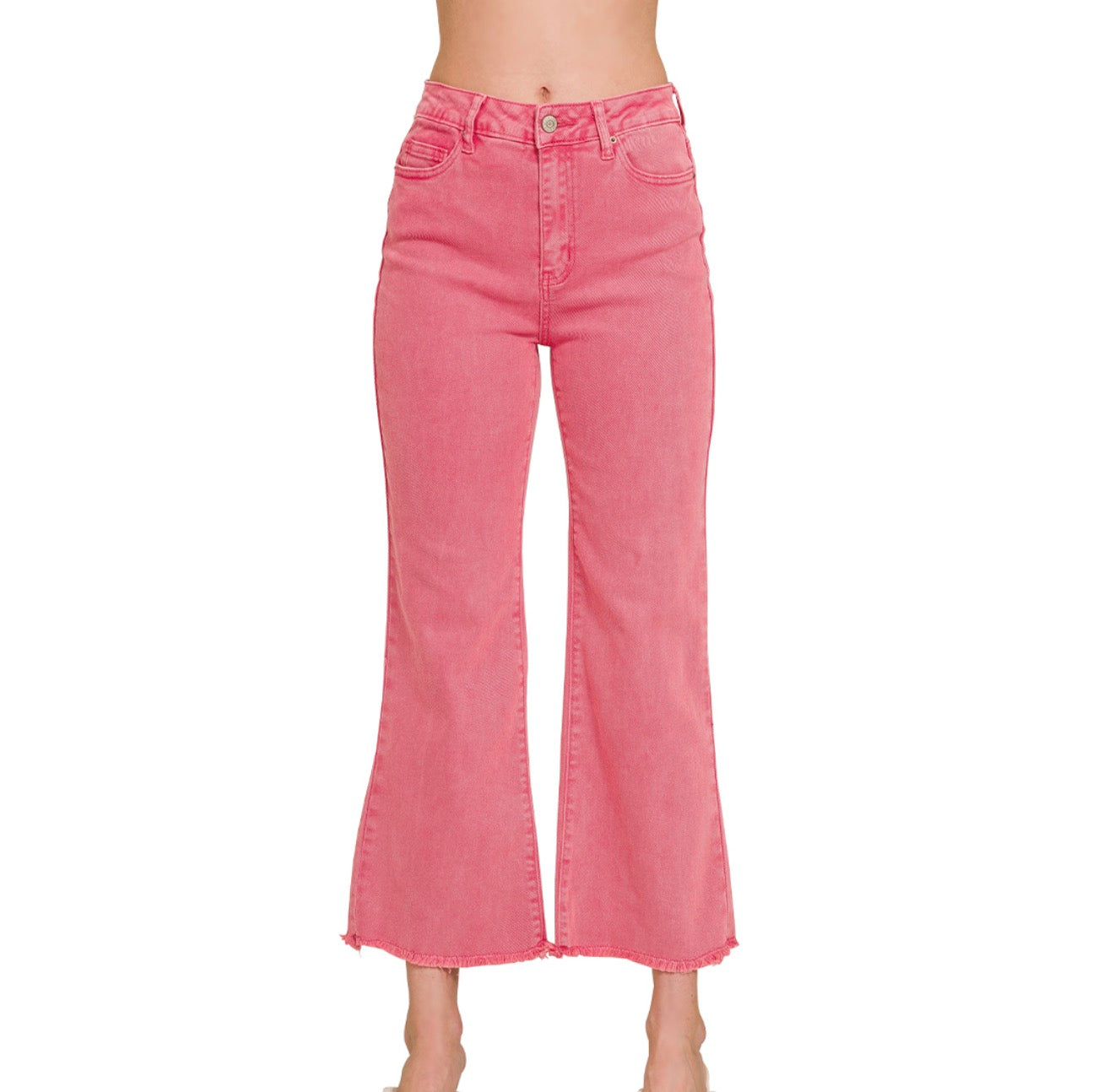 Franny’s Frayed Bootcut Pants