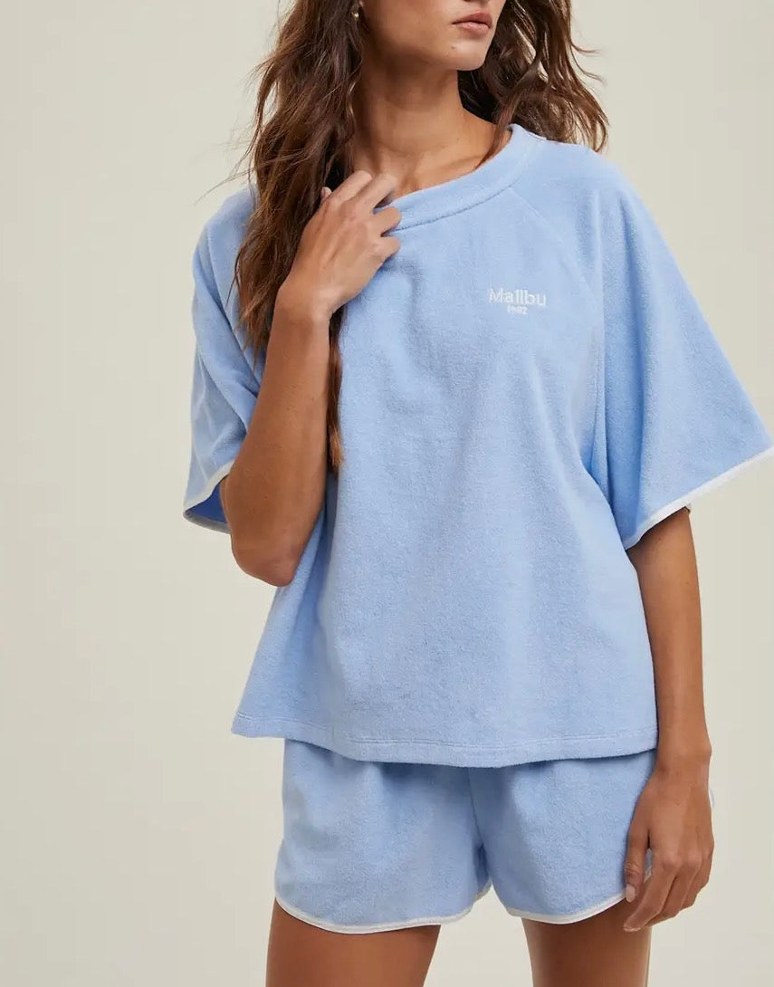 Total Terry Towel Top & Short Set